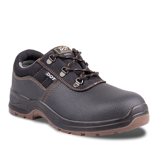 DOT Cobalt shoe sitting at an angle.